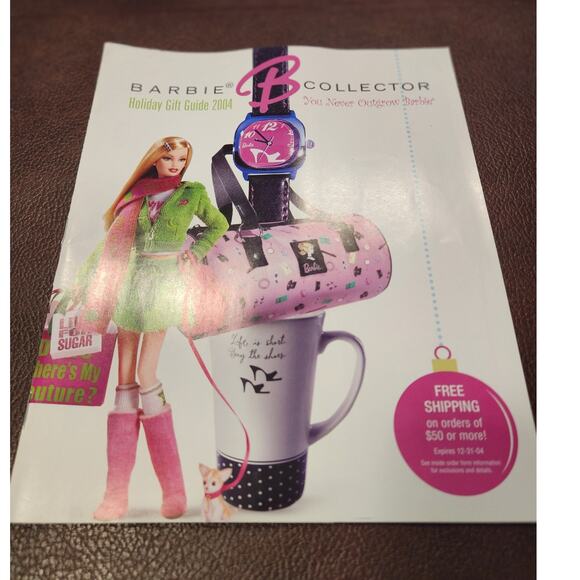 2004 and 2007 Barbie Gift Guides "Never outgrow‎ Barbie"/"Create a Tradition" - Picture 1 of 4